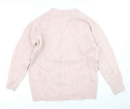 George Womens Pink  Knit Pullover Jumper Size S