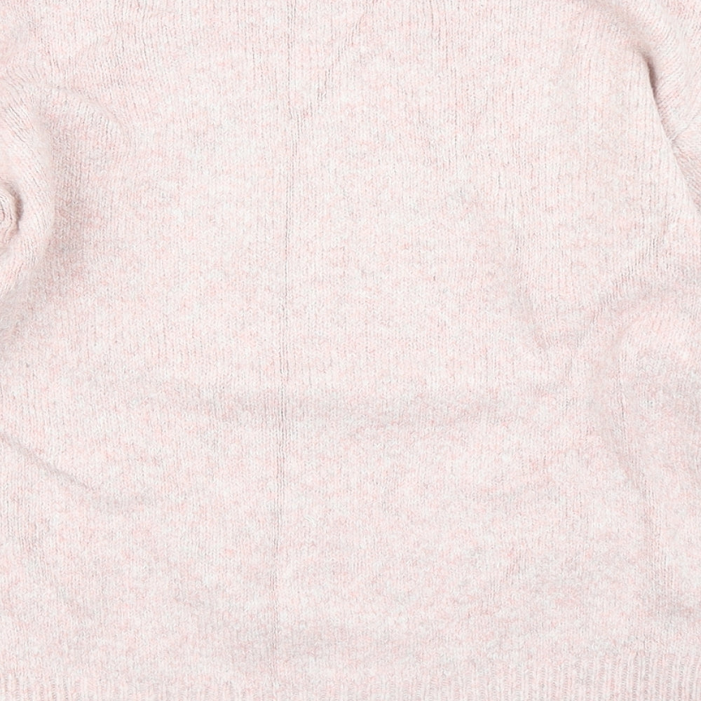 George Womens Pink  Knit Pullover Jumper Size S