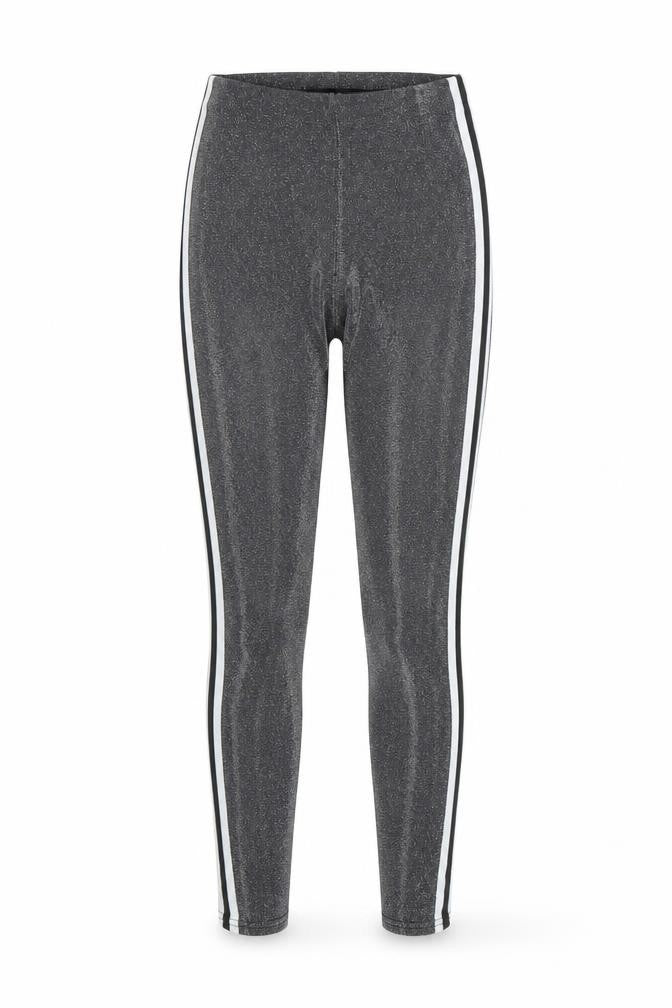 Front view of Parisian women’s grey cropped leggings, size UK 6, 24-inch leg