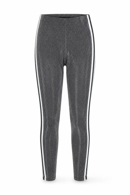 Front view of Parisian women’s grey cropped leggings, size UK 6, 24-inch leg