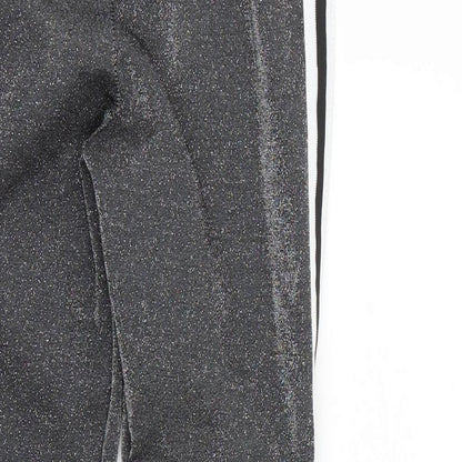 parisian Womens Grey   Cropped Leggings Size 6 L24 in