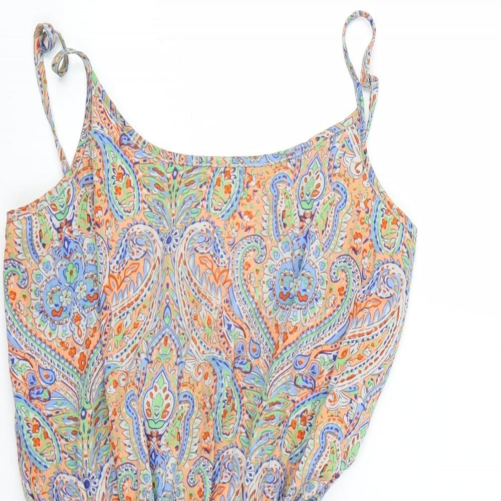 Atmosphere Womens Multicoloured Geometric  Playsuit One-Piece Size 6