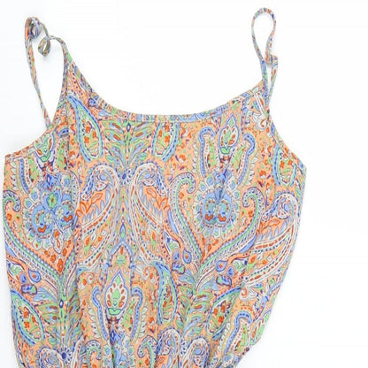 Atmosphere Womens Multicoloured Geometric  Playsuit One-Piece Size 6