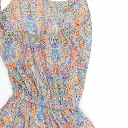 Atmosphere Womens Multicoloured Geometric  Playsuit One-Piece Size 6