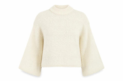 Womens UK Size 8 Topshop Beige Pullover Jumper