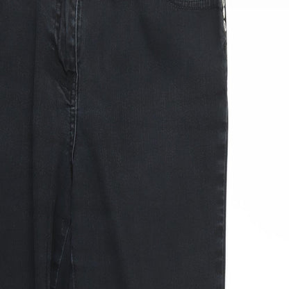 Womens UK Size 10 Papaya Regular Fit Skinny Black Jeans