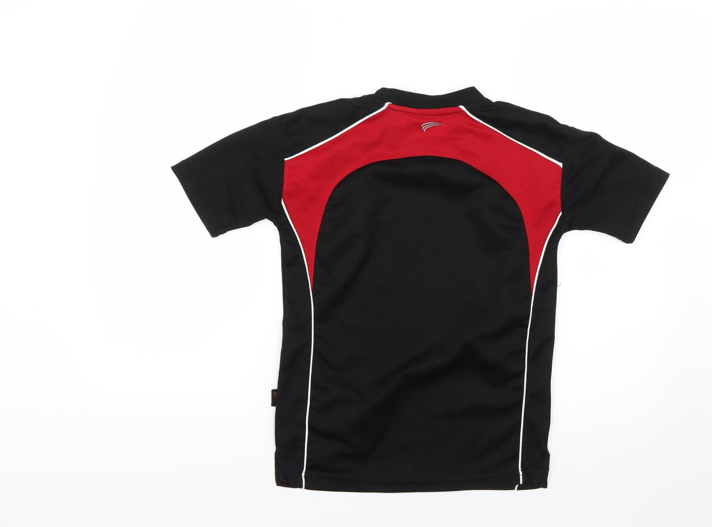 Falcon Mens Black Striped   Polo Size XS