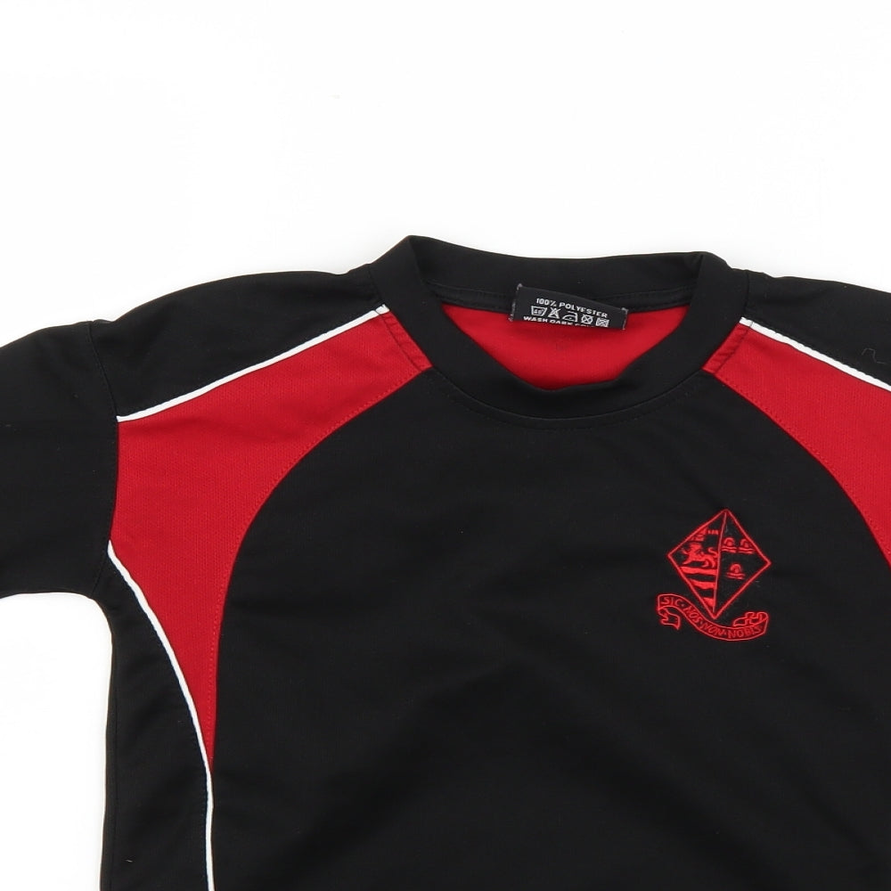 Falcon Mens Black Striped   Polo Size XS