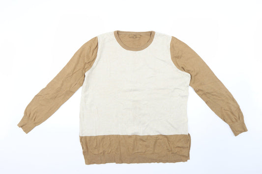 Womens UK Size 16 NEXT Brown Pullover Jumper