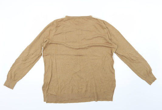 Womens UK Size 16 NEXT Brown Pullover Jumper