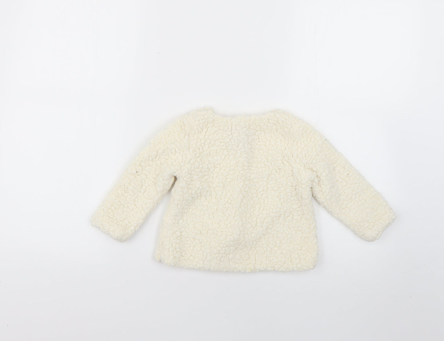 Primark Baby White   Overcoat Coat Size 9-12 Months