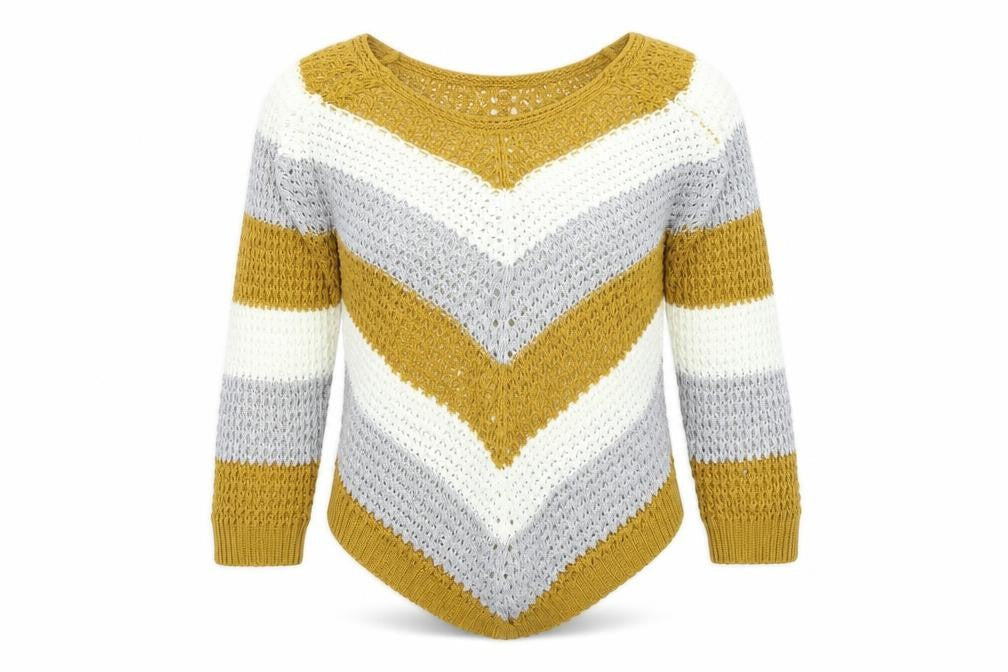 Womens UK Size S Quiz Multicoloured Pullover Jumper