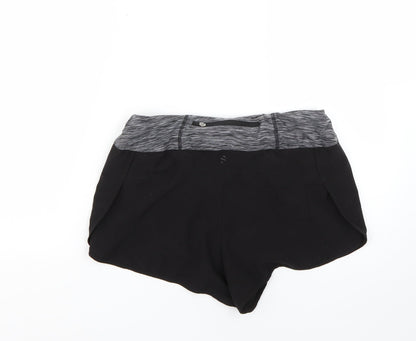 H&M Womens Black   Sweat Shorts Size 8
