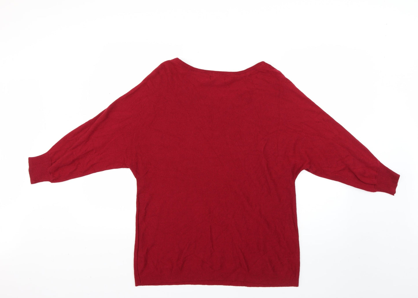Womens UK Size L Monsoon Red Pullover Jumper