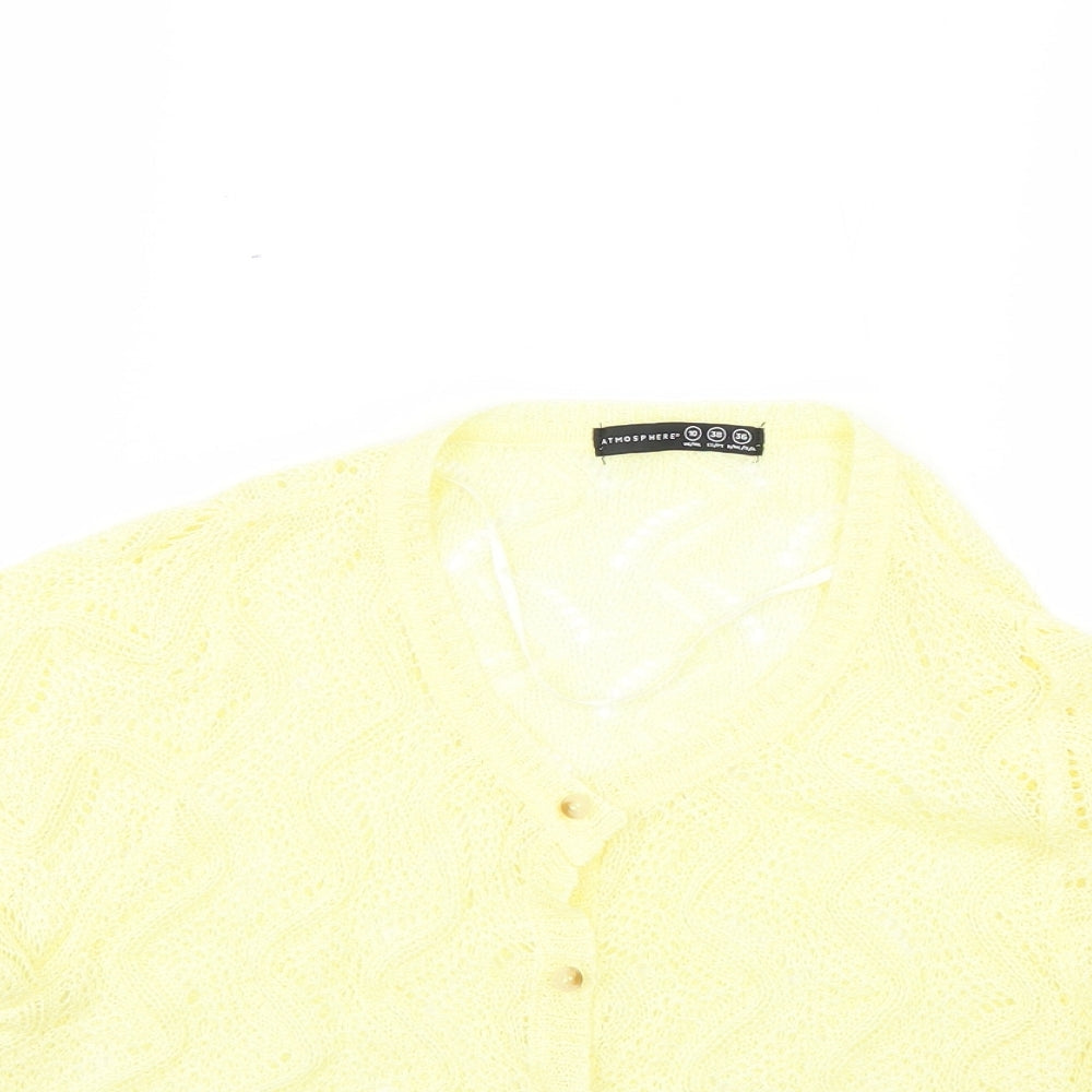 Atmosphere Womens Yellow   Cardigan Jumper Size 10