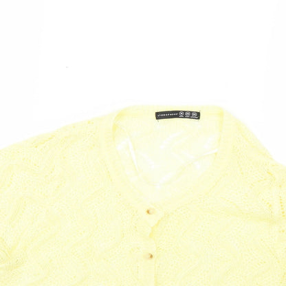 Atmosphere Womens Yellow   Cardigan Jumper Size 10