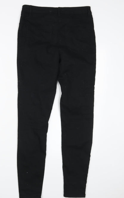 Womens UK Size 10 Papaya Slim Fit Skinny Black Jeans