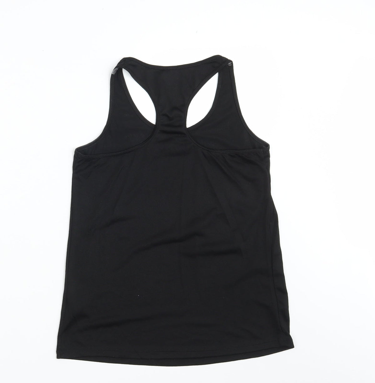 Back view of Souluxe women’s black basic tank, size S