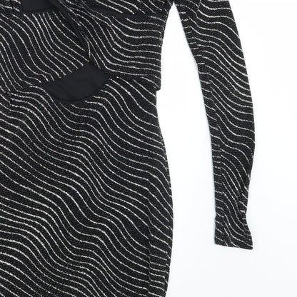 PRETTYLITTLETHING Womens Black   Fit & Flare  Size 6