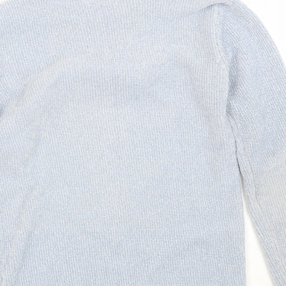 M & Co. Girls Blue   Pullover Jumper Size 11-12 Years  - Unicorn