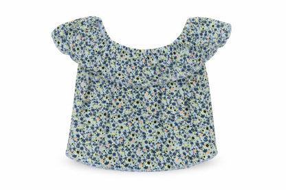 Womens UK Size 8 Topshop Blue Basic Blouse