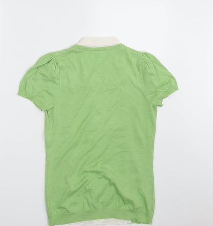 Womens UK Size 8 NEXT Green Pullover Jumper