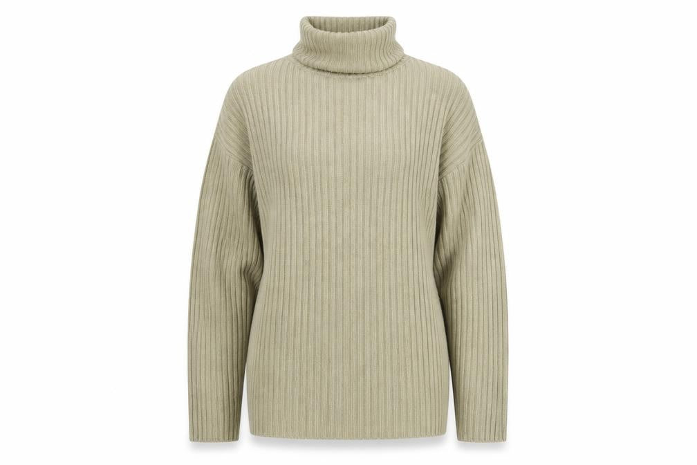 Front view of Peroleum women’s beige jumper, size S