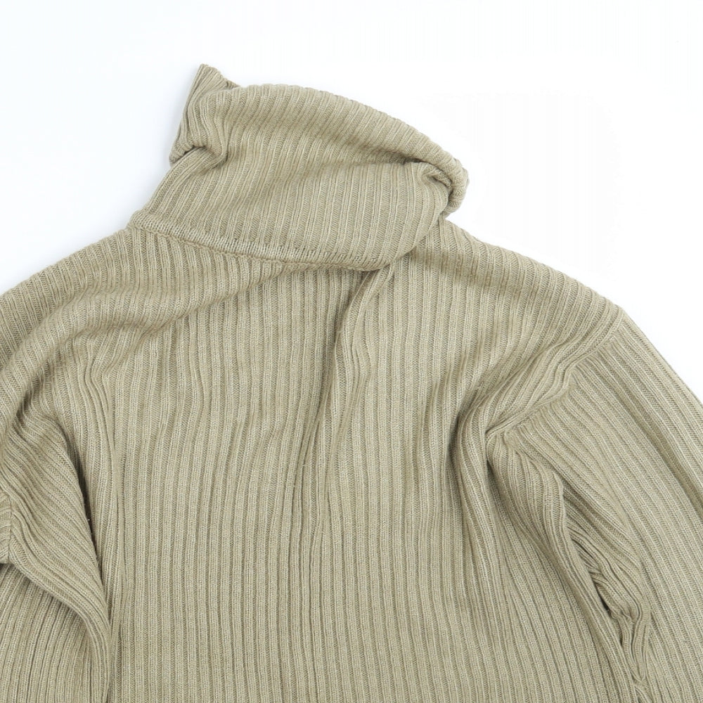 Close-up detail of Peroleum women’s beige jumper, size S