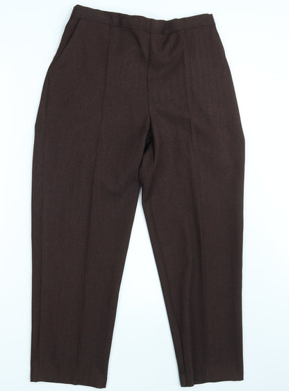 Autonomy Womens Purple   Chino Trousers Size 14 L24 in