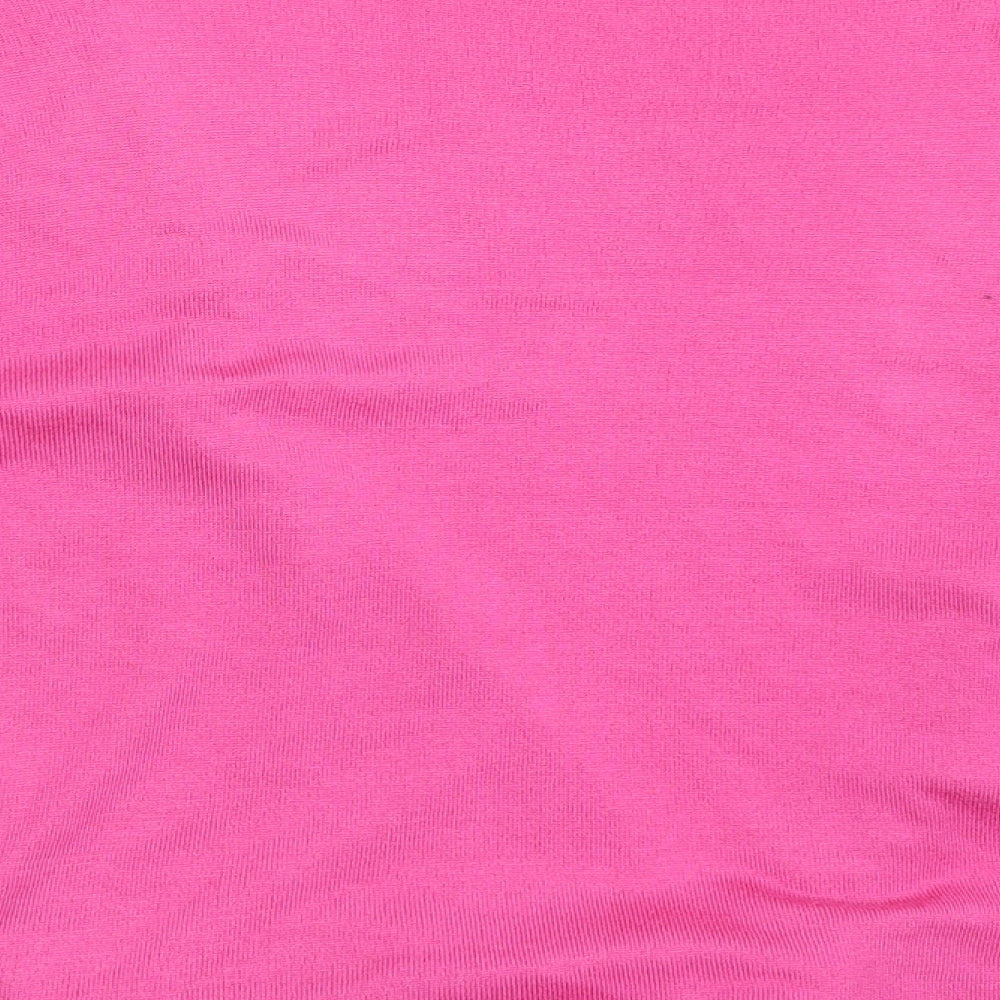 Womens UK Size M Bm Collection Pink Wrap Jumper