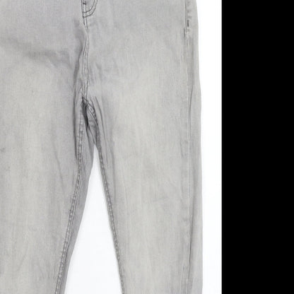 Womens UK Size 14 Preworn Extra-Slim Fit Skinny Grey Jeans