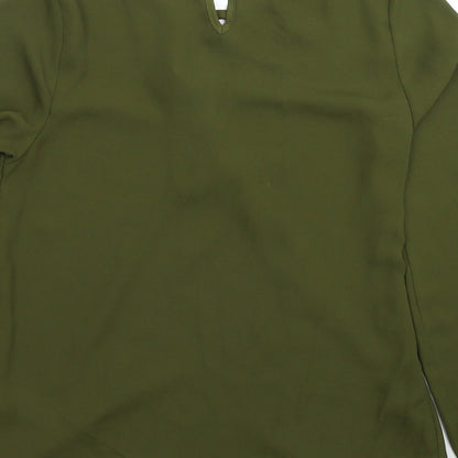 Womens UK Size 8 New Look Green Basic Blouse