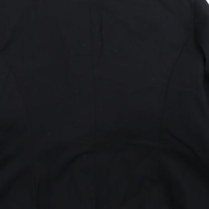 Brand and care label for JOL Styl women’s black jacket suit jacket, size UK 16