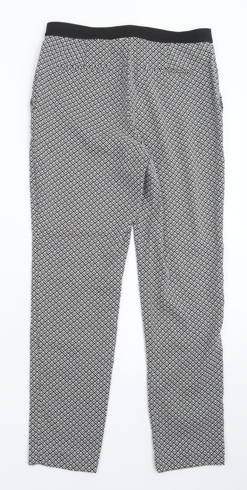 Nutmeg Womens Multicoloured Geometric  Trousers  Size 10 L25 in