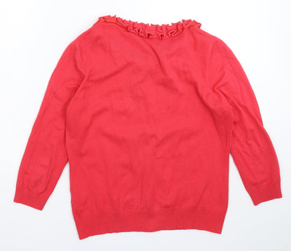 Womens UK Size M Inspire Pink Cardigan Jumper
