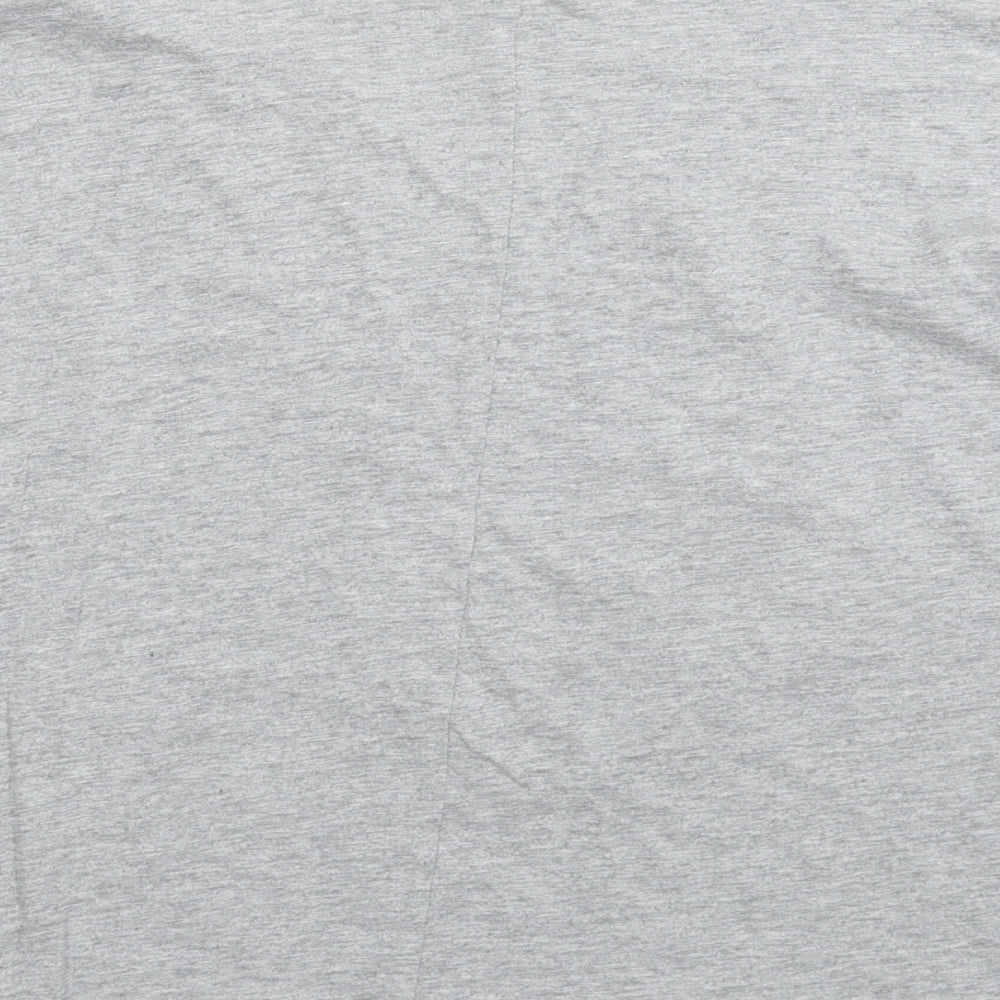Womens UK Size L Sheilay Grey Basic T-Shirt
