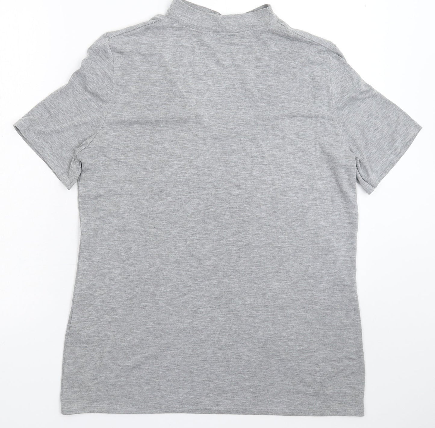 Womens UK Size 14 Dorothy Perkins Grey Basic T-Shirt