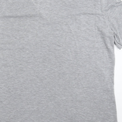 Womens UK Size 14 Dorothy Perkins Grey Basic T-Shirt