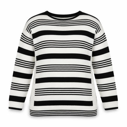 Marks and Spencer Womens Multicoloured Striped Knit Pullover Jumper Size 12