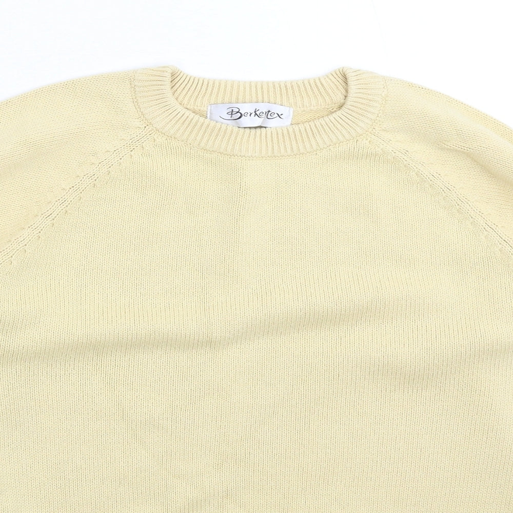 Womens UK Size 12 Berkertex Beige Pullover Jumper