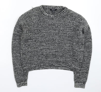New Look Girls Grey  Knit Pullover Jumper Size 14-15 Years