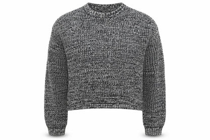 Front view of New Look girls’ grey knit jumper, size 14-15, years