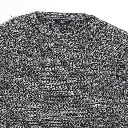New Look Girls Grey  Knit Pullover Jumper Size 14-15 Years