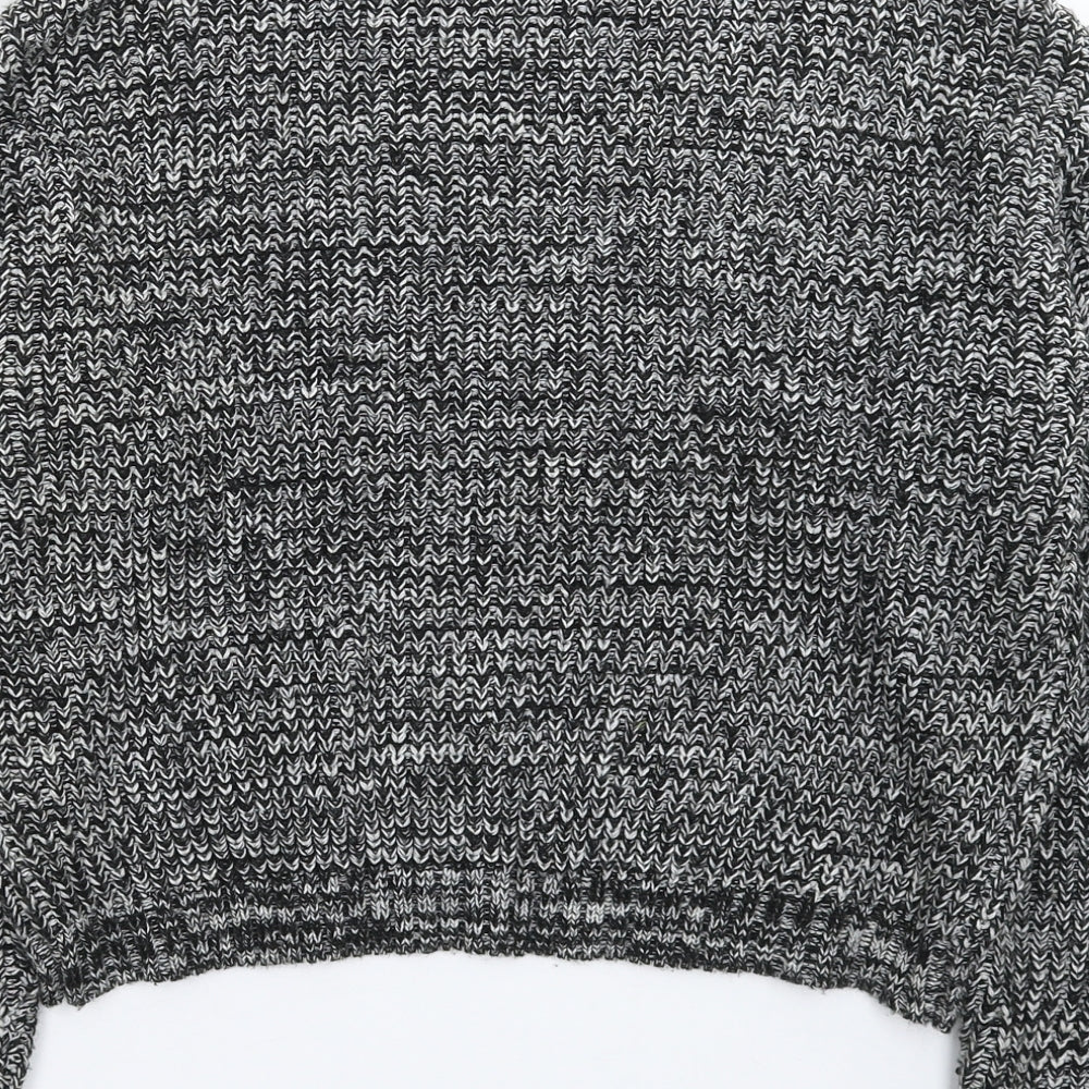 New Look Girls Grey  Knit Pullover Jumper Size 14-15 Years