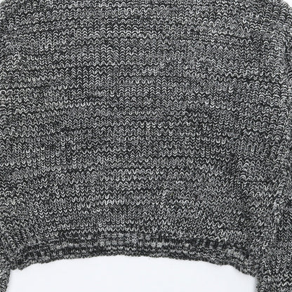 New Look Girls Grey  Knit Pullover Jumper Size 14-15 Years