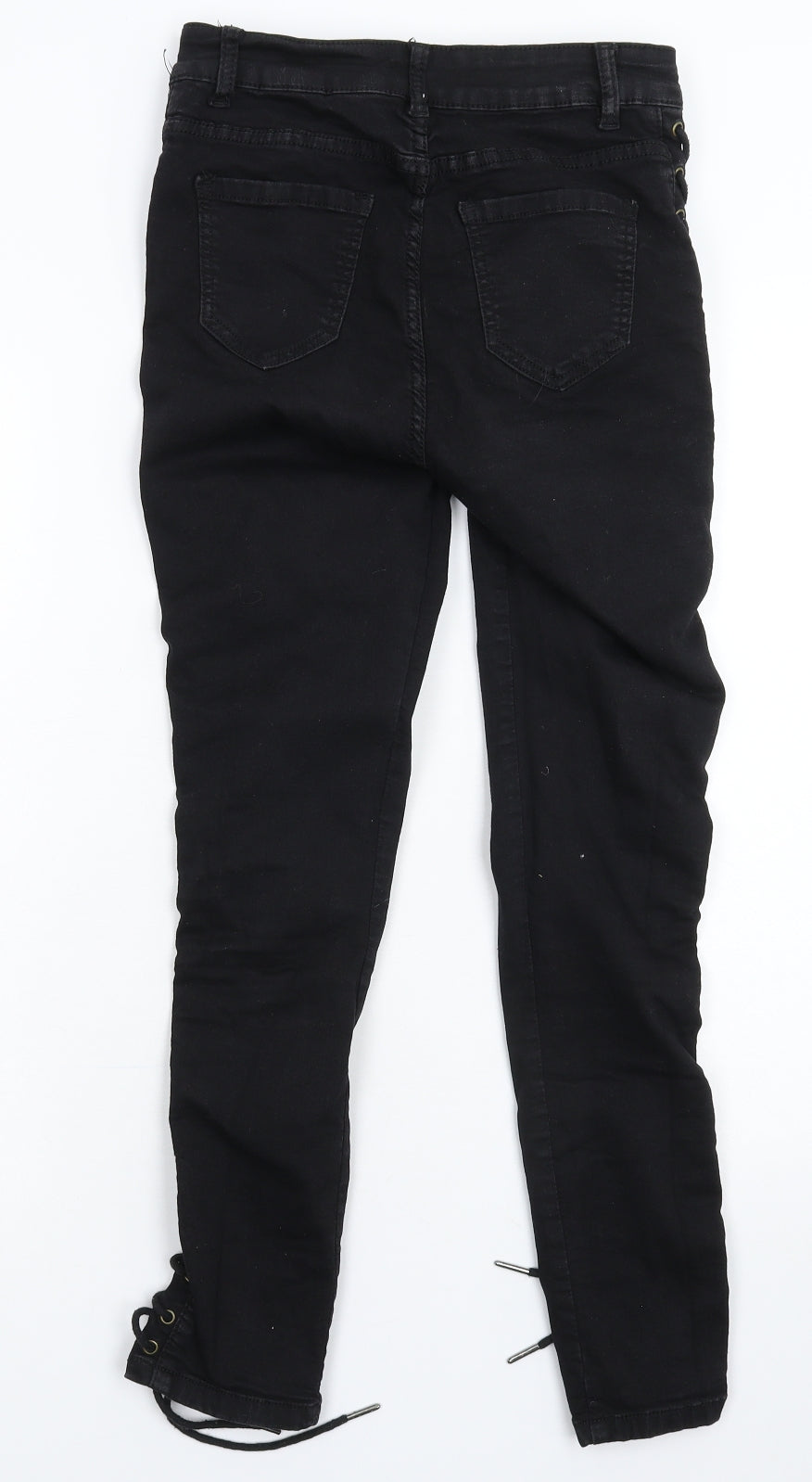Womens UK Size 10 Denim Club Extra-Slim Fit Jegging Black Jeans