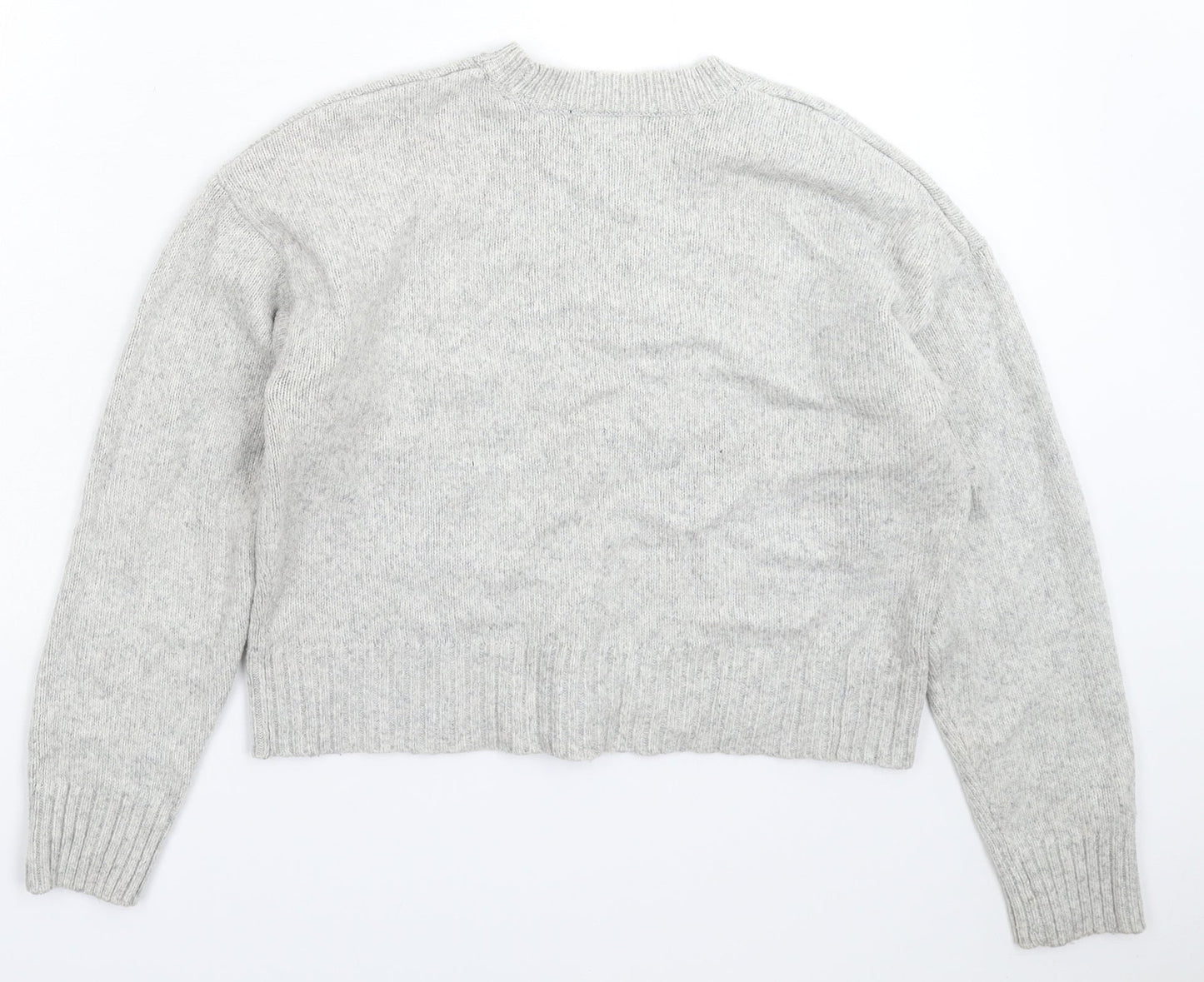 Womens UK Size S New Look Grey Pullover Jumper