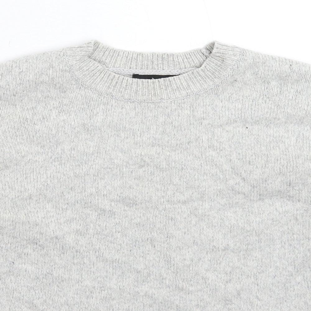 Womens UK Size S New Look Grey Pullover Jumper