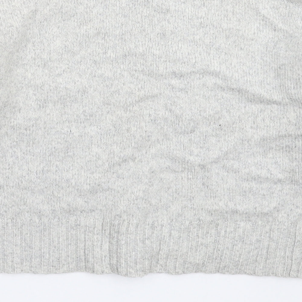 Womens UK Size S New Look Grey Pullover Jumper