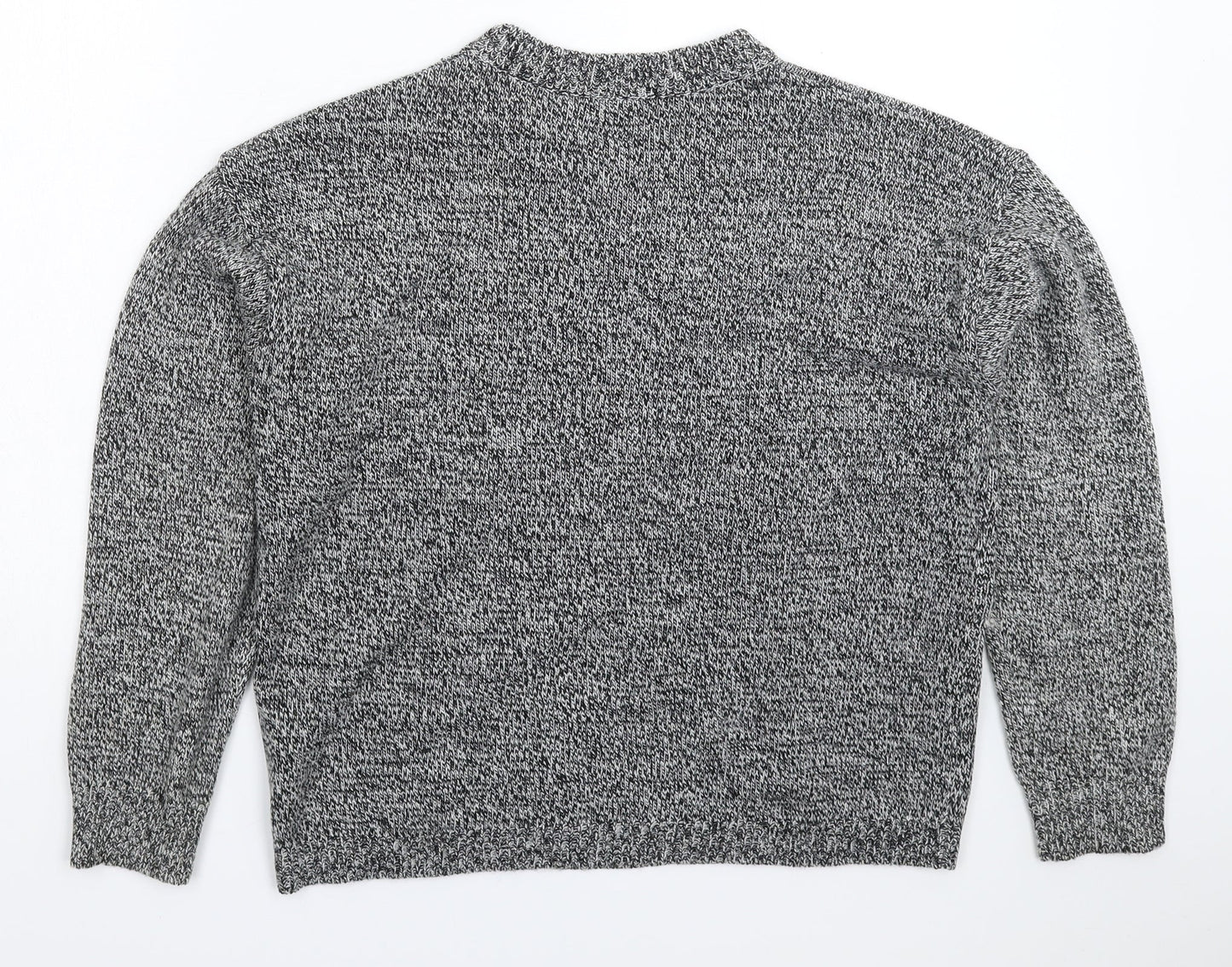 Womens UK Size S Brave Soul Grey Pullover Jumper